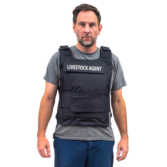 Livestock Agent Wyoming Police Vest Halloween Costume Cosplay