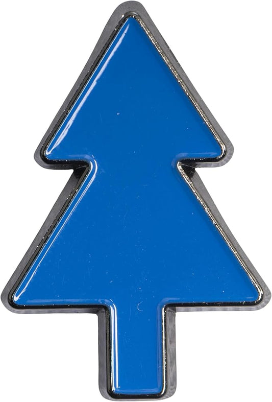 Dipper Blue and White Adult Adjustable Hat Cosplay with Rainbow and Christmas Tree Pins Halloween Costume Accessory Set