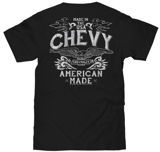 Chevrolet USA Mens T Shirt Black