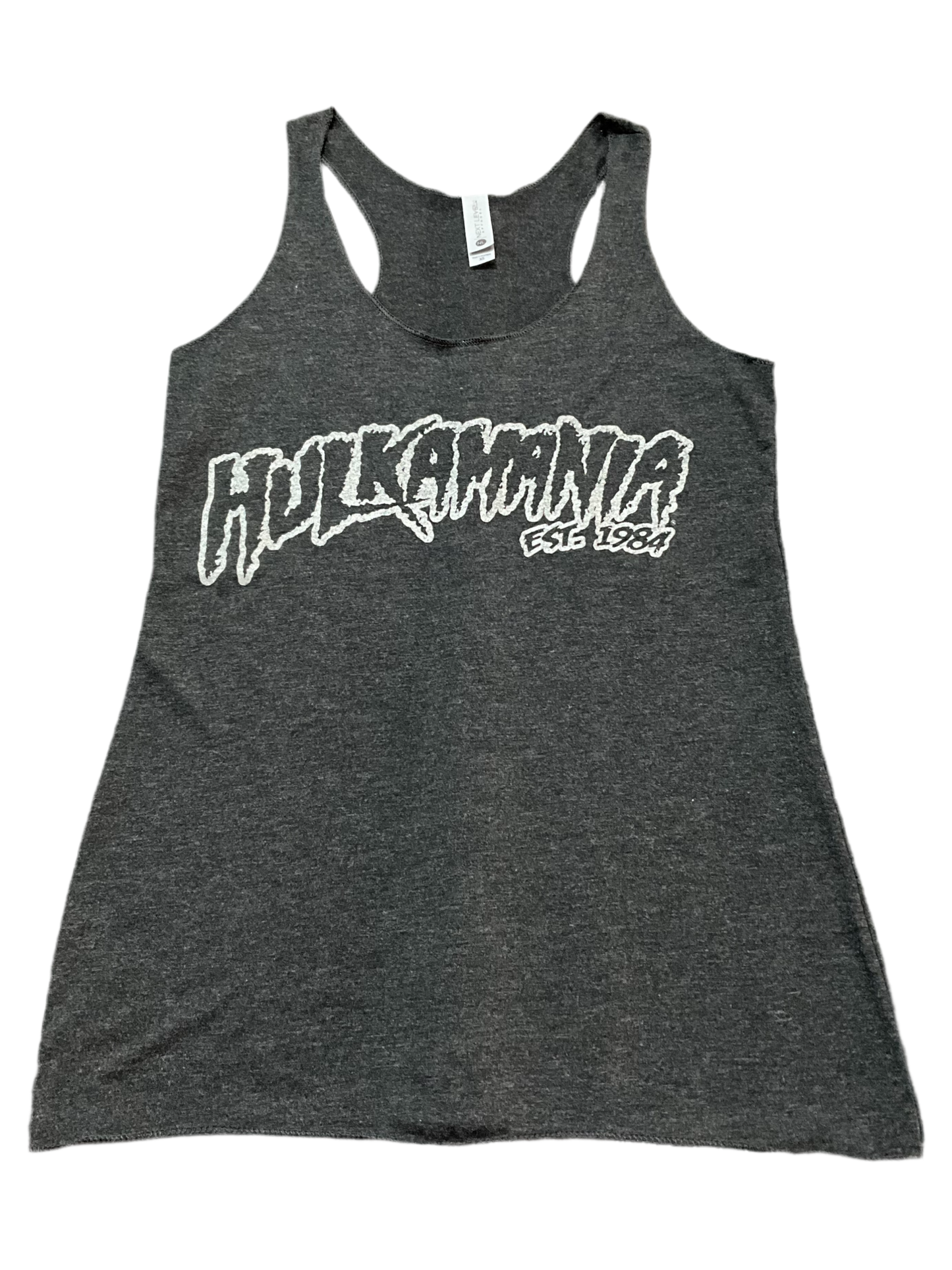 Hulk Hogan Hulkamania Outline Womens Tank Top Shirt Black