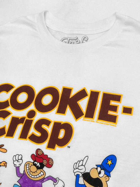 Cookie Crisp Cereal Mascot Mens T Shirt White