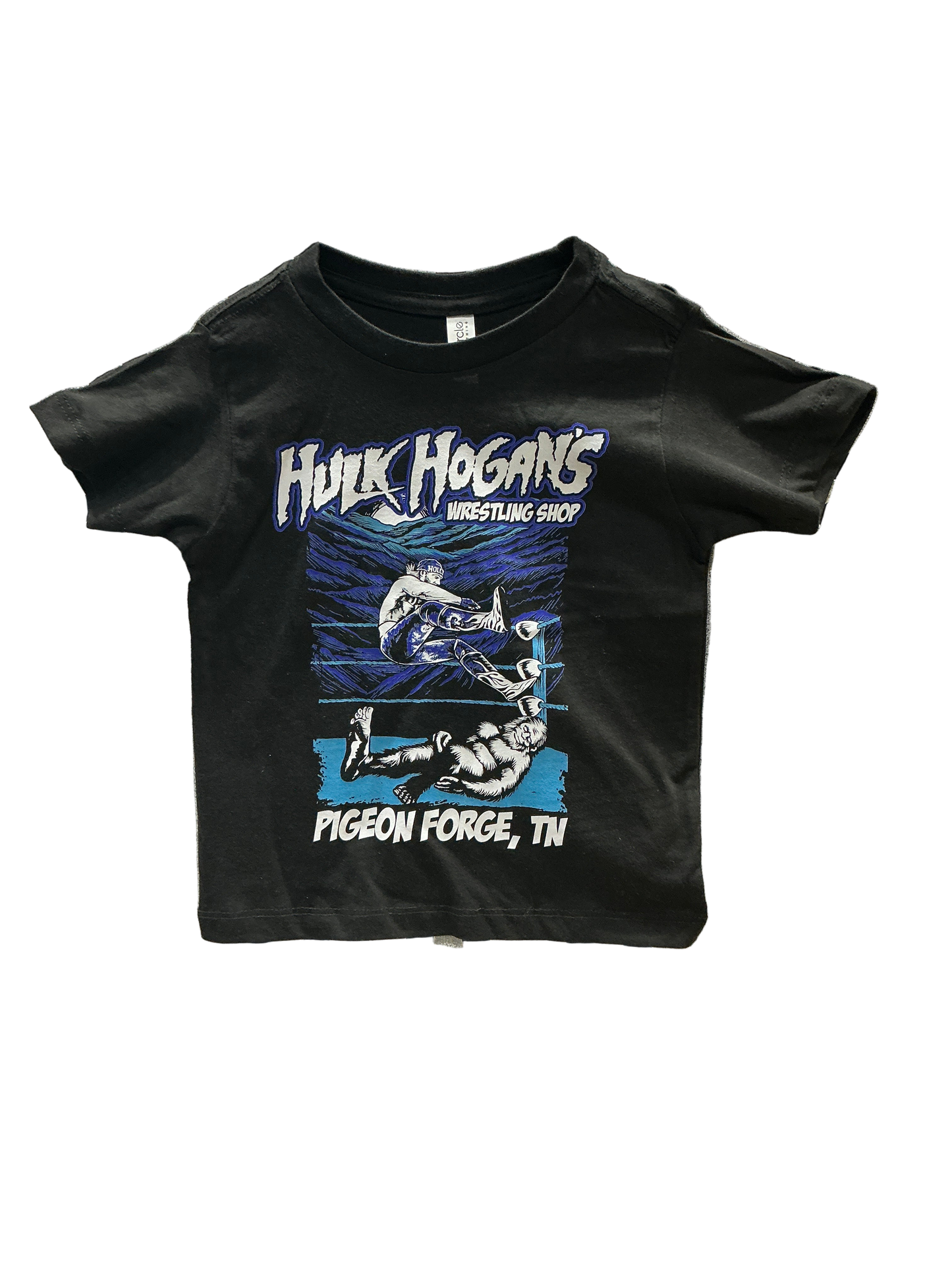 Hulk Hogan Atomic Leg Drop Toddler Youth Kids T Shirt Black