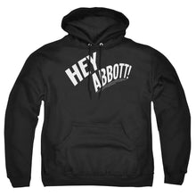 Load image into Gallery viewer, Abbott & Costello Hey Abbott Mens Hoodie Black