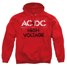 Load image into Gallery viewer, Acdc High Voltage Stencil Mens Hoodie Red