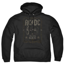 Load image into Gallery viewer, Acdc Rock Label Mens Hoodie Black