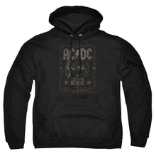 Load image into Gallery viewer, Acdc Rock Label Mens Hoodie Black