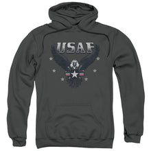 Load image into Gallery viewer, Air Force Incoming Mens Hoodie Charcoal