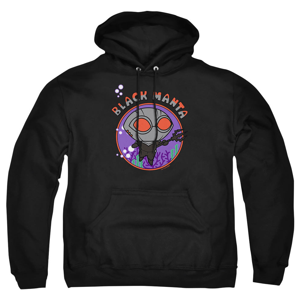 Aquaman And The Lost Kingdom Chibi Black Manta Mens Hoodie Black
