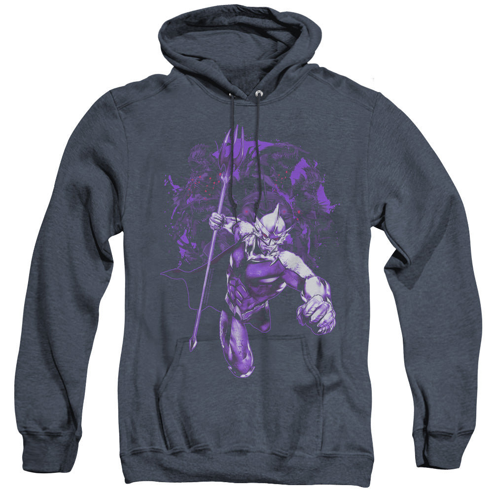 Aquaman Movie Evil Doers Heather Mens Hoodie Navy