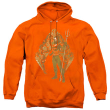Load image into Gallery viewer, Aquaman Movie Shells Mens Hoodie Orange