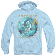 Load image into Gallery viewer, Aquaman Movie Trident Of Neptune Mens Hoodie Light Blue