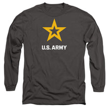 Load image into Gallery viewer, Army Logo Mens Long Sleeve Shirt Charcoal