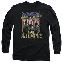 Load image into Gallery viewer, Army Go Army Mens Long Sleeve Shirt Black