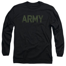 Load image into Gallery viewer, Army Type Mens Long Sleeve Shirt Black