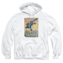 Load image into Gallery viewer, Army Treat Em Rough Mens Hoodie White