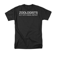 Load image into Gallery viewer, Zoologists Do It Mens T Shirt Black