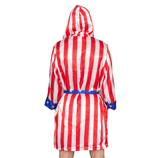 Boxing Movie Robe with Hood Halloween Cosplay Costume