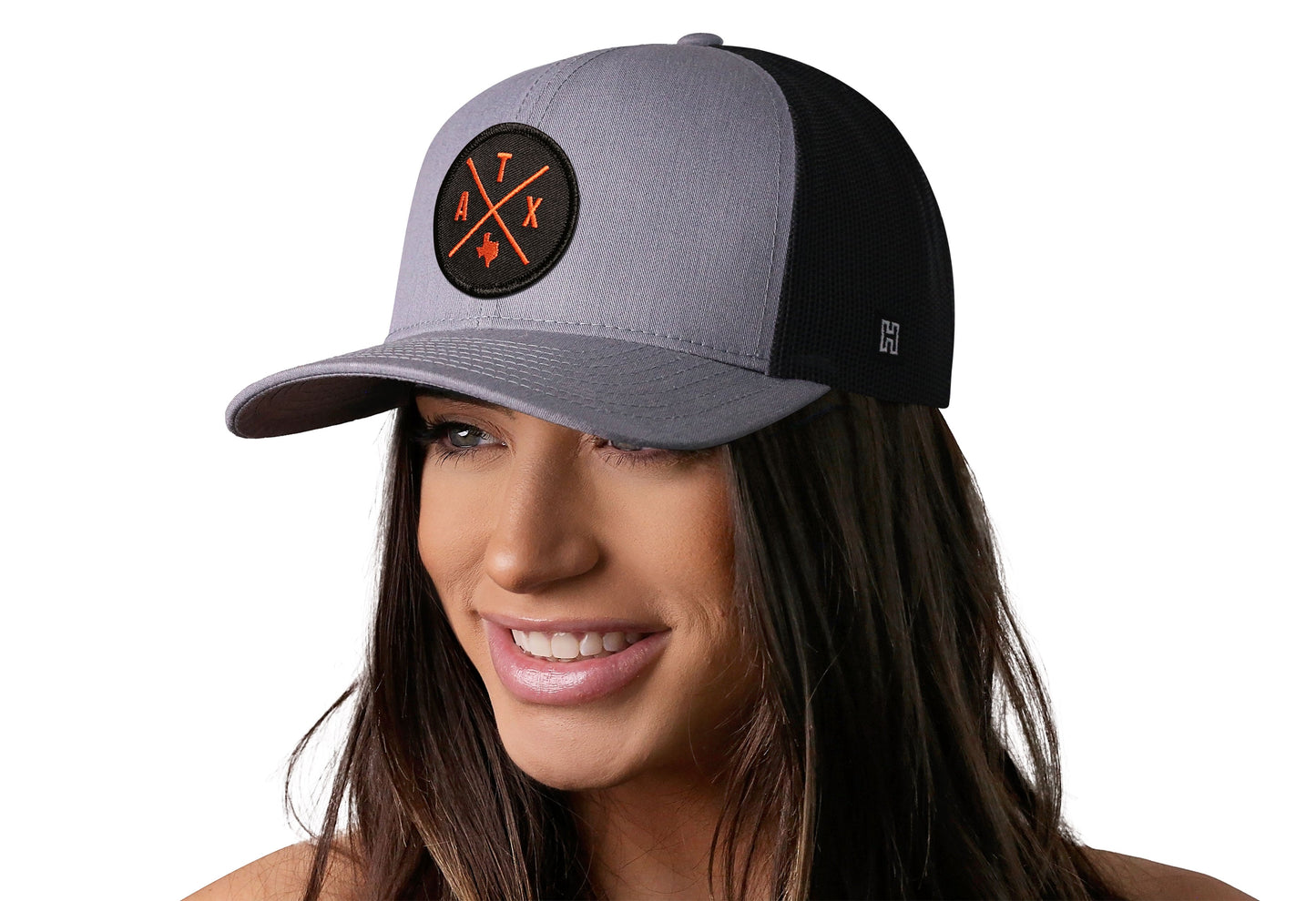 Austin Trucker Haka Hat Orange ATX X Haka Hat Gray-Black Snapback
