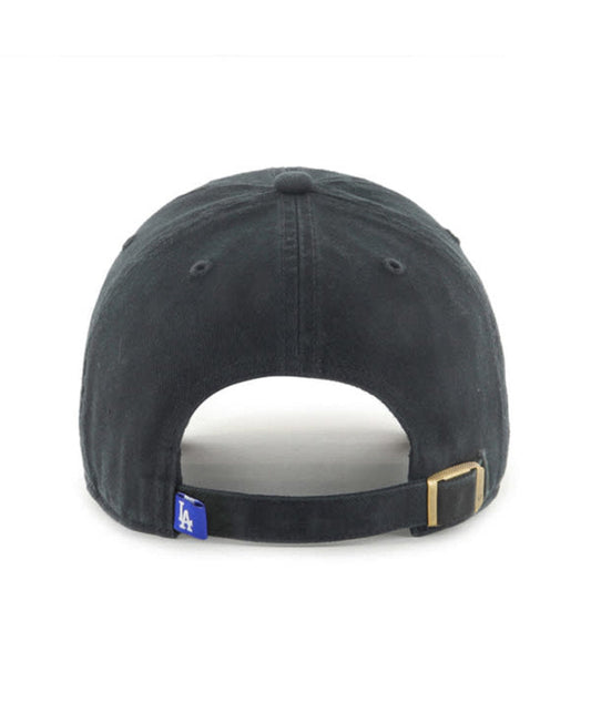 47 Brand MLB Los Angeles Dodgers Clean Up Hat Adjustable Cap Black