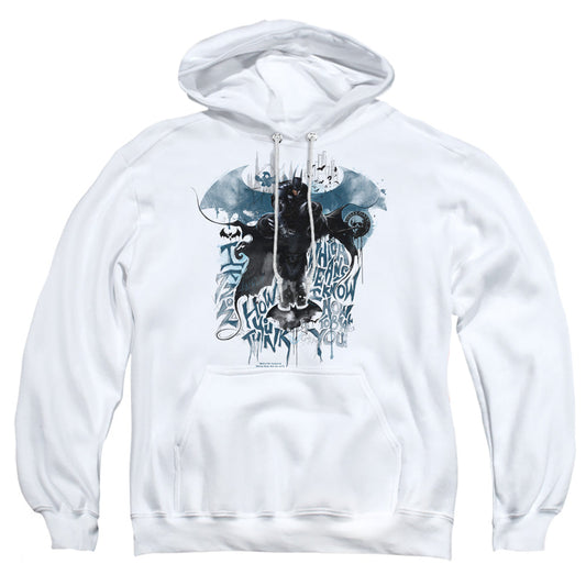 Batman Arkham Knight I Know Mens Hoodie White