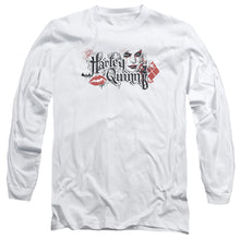 Load image into Gallery viewer, Batman Arkham Knight Lips Mens Long Sleeve Shirt White