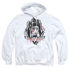 Load image into Gallery viewer, Batman Arkham Knight Sugar Quinn Mens Hoodie White