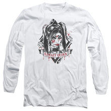 Load image into Gallery viewer, Batman Arkham Knight Sugar Quinn Mens Long Sleeve Shirt White