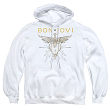 Load image into Gallery viewer, Bon Jovi Greatest Hits Mens Hoodie White