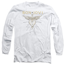 Load image into Gallery viewer, Bon Jovi Greatest Hits Mens Long Sleeve Shirt White