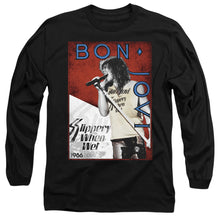 Load image into Gallery viewer, Bon Jovi 86 Tour Mens Long Sleeve Shirt Black Officially Licensed