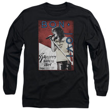 Load image into Gallery viewer, Bon Jovi 86 Tour Mens Long Sleeve Shirt Black