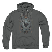 Load image into Gallery viewer, Bon Jovi Keep The Faith Mens Hoodie Charcoal