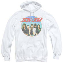 Load image into Gallery viewer, Bon Jovi Bon Sphere Mens Hoodie White