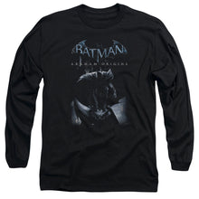 Load image into Gallery viewer, Batman Arkham Origins Perched Cat Mens Long Sleeve Shirt Black