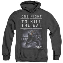 Load image into Gallery viewer, Batman Arkham Origins One Night Heather Mens Hoodie Black