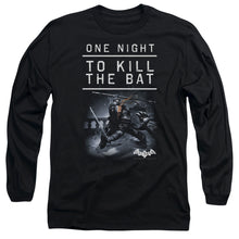 Load image into Gallery viewer, Batman Arkham Origins One Night Mens Long Sleeve Shirt Black