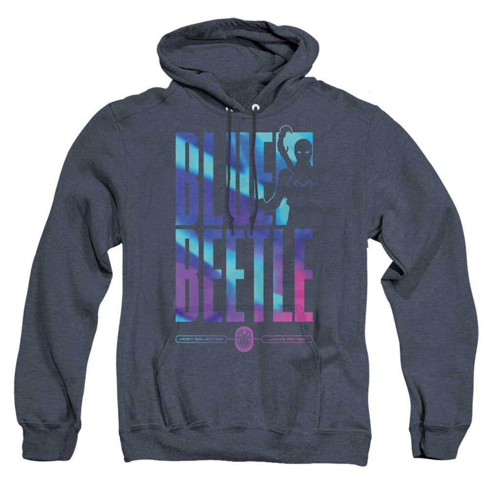 Blue Beetle (2023) Hero Host Heather Mens Hoodie Navy