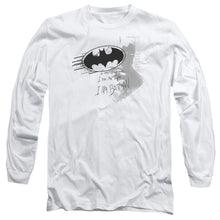 Load image into Gallery viewer, Batman I Am Vengeance Mens Long Sleeve Shirt White