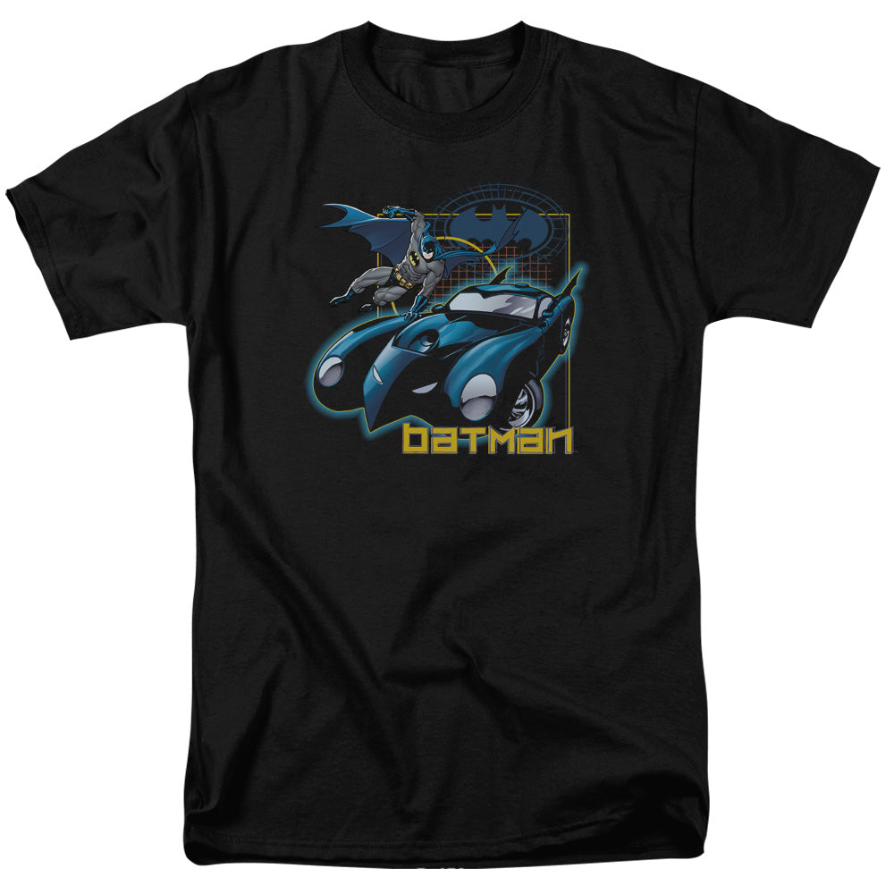 Batman Nice Wheels Mens T Shirt Black