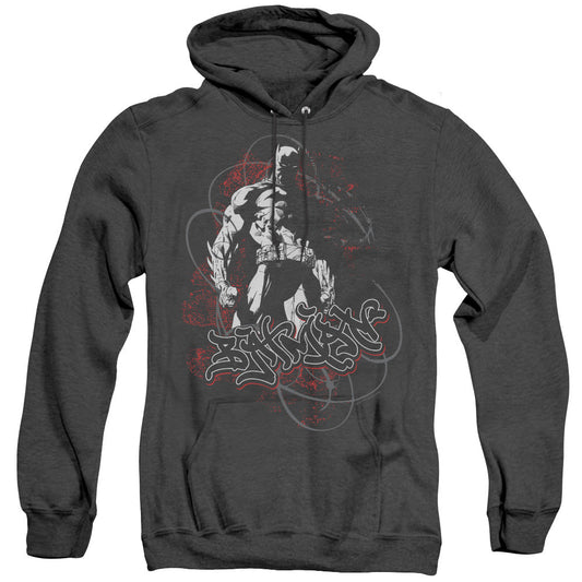 Batman Urban Gotham Heather Mens Hoodie Black