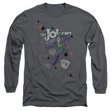 Load image into Gallery viewer, Batman Always A Joker Mens Long Sleeve Shirt Charcoal