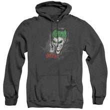 Load image into Gallery viewer, Batman Joker Sprays The City Heather Mens Hoodie Black