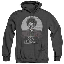 Load image into Gallery viewer, Batman Busted! Heather Mens Hoodie Black