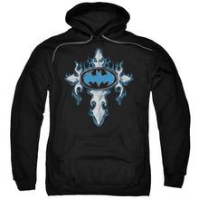 Load image into Gallery viewer, Batman Gothic Steel Logo Mens Hoodie Black