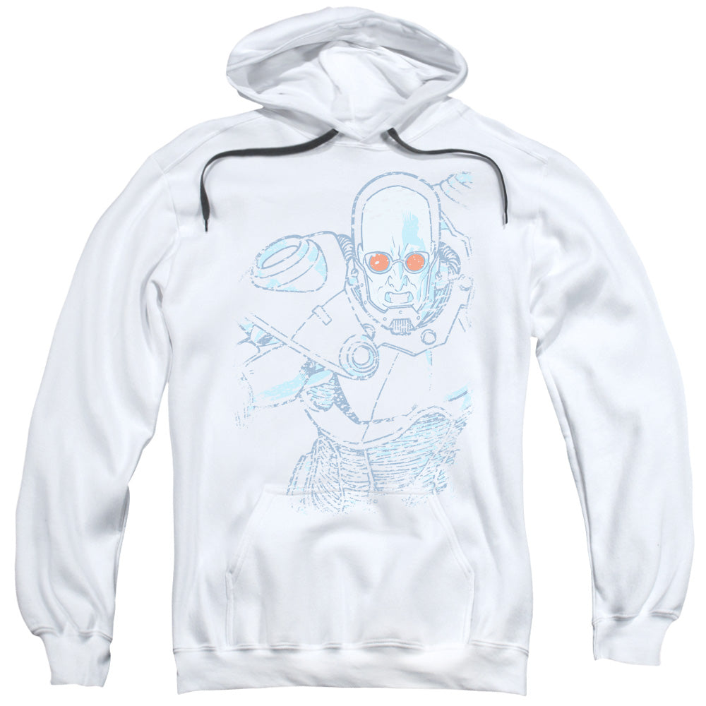 Batman Snowblind Freeze Mens Hoodie White