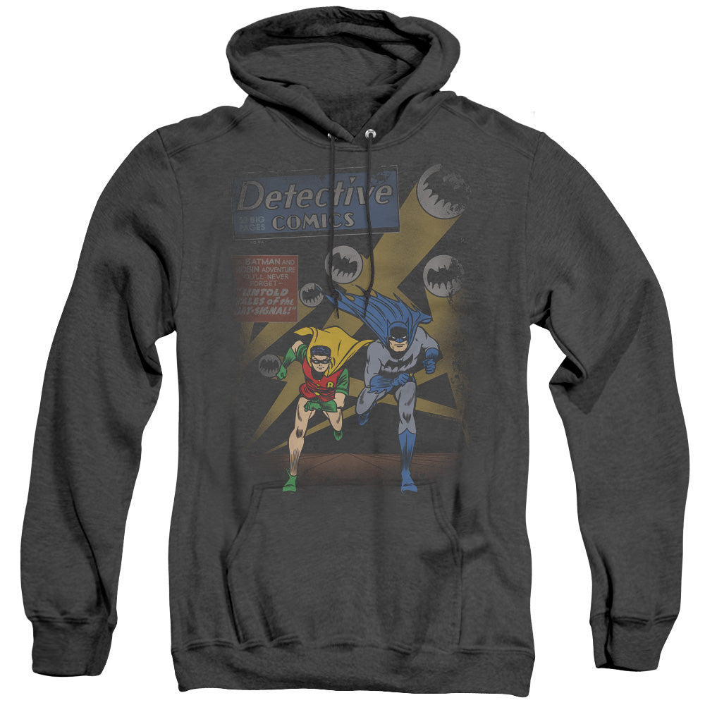 Batman Dynamic Duo Heather Mens Hoodie Black