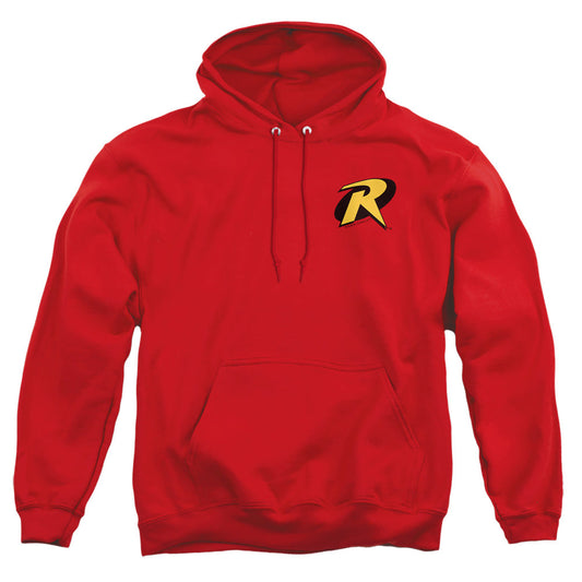 Batman Robin Logo Mens Hoodie Red