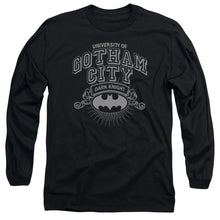 Load image into Gallery viewer, Batman University Of Gotham Mens Long Sleeve Shirt Black