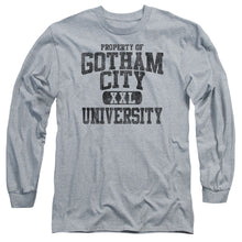Load image into Gallery viewer, Batman Property Of Gcu Mens Long Sleeve Shirt Athletic Heather