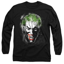 Load image into Gallery viewer, Batman Face Of Madness Mens Long Sleeve Shirt Black